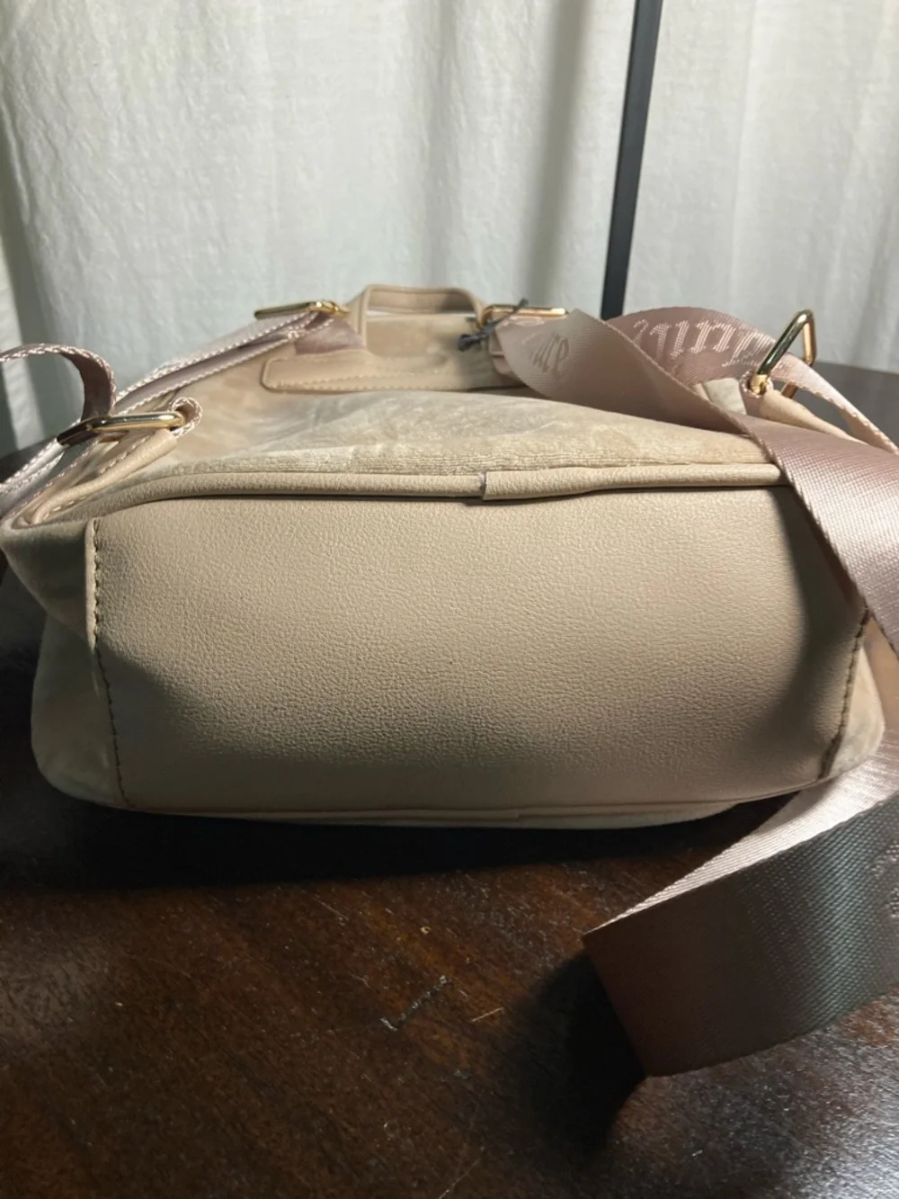 Juicy Couture Cream Juicy Couture Obsession Velour Backpack
